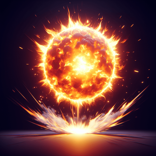 ball of fire moving up at very high speed.
Single Game Texture. In-Game asset. 2d. Blank background. High contrast. No shadows.