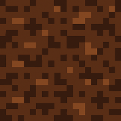 Soil 2d pixilated topdown.
In-Game asset.  2d.  High contrast.  No shadows