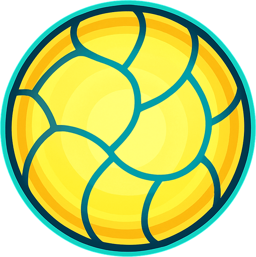 2D sari seffaf golgesiz panelli fantastik bir kure.
In-Game asset.  2d.  High contrast.  No shadows