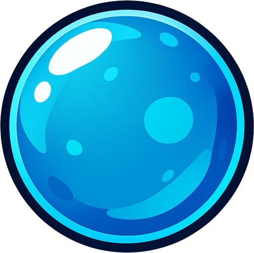 Water Bubble.
In-Game asset.  High contrast.  No shadows. 2D