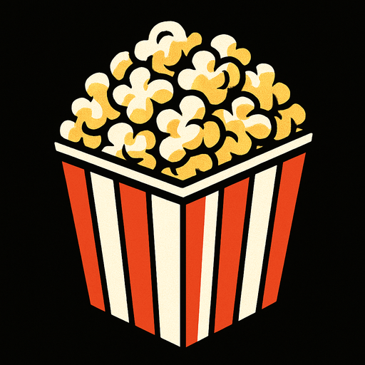 cubo de palomitas.
In-Game asset.  2d.  High contrast.  No shadows