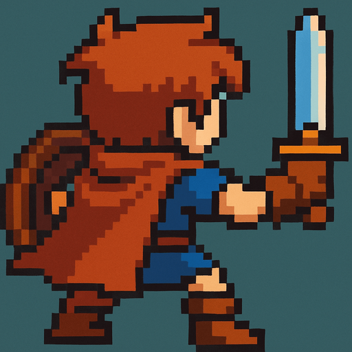 Retro pixel style from arcade