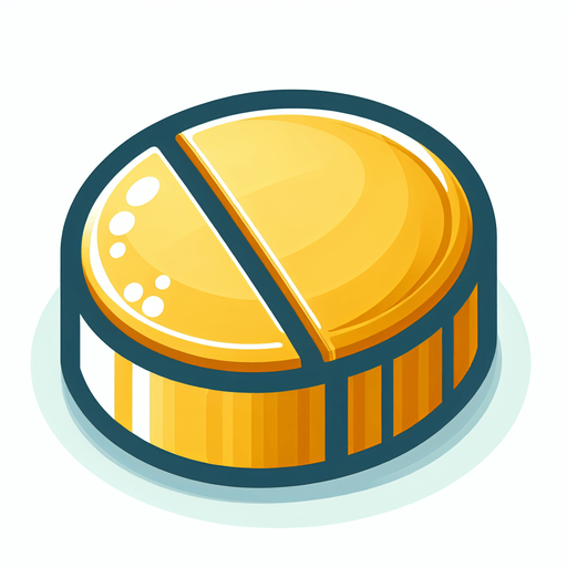 a sprite of medication pill.
a 2d sprite of  a yellow medication pill