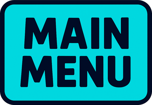 make a main menu button.
In-Game asset.  2d.  High contrast.  No shadows