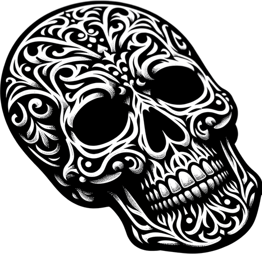 an icon of a skull