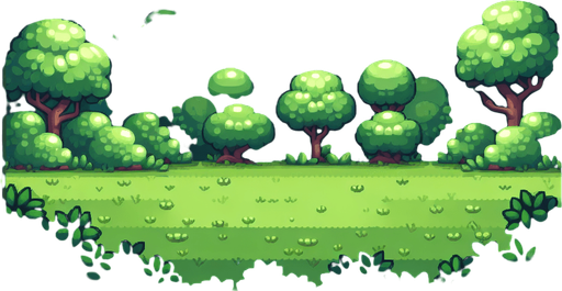 2d animation background forest with green and blue.
Single Game Texture.  In-Game asset.  2d.  Blank background.  High contrast.  No shadows