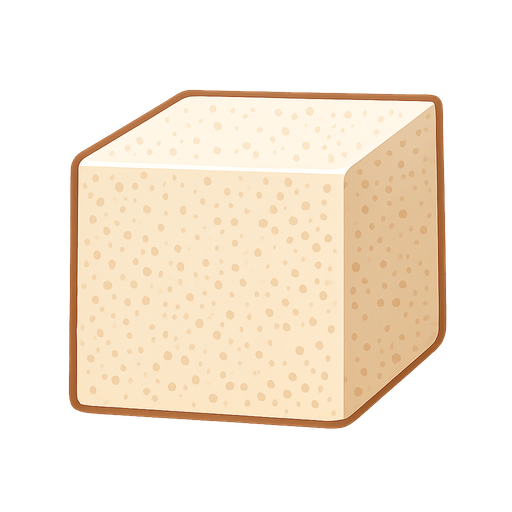 kare şeker. No background. Transparent background. Blank background. No shadows. 2d. In-Game asset. flat