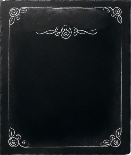 Word "ELIXIR" written in chalk. centered.