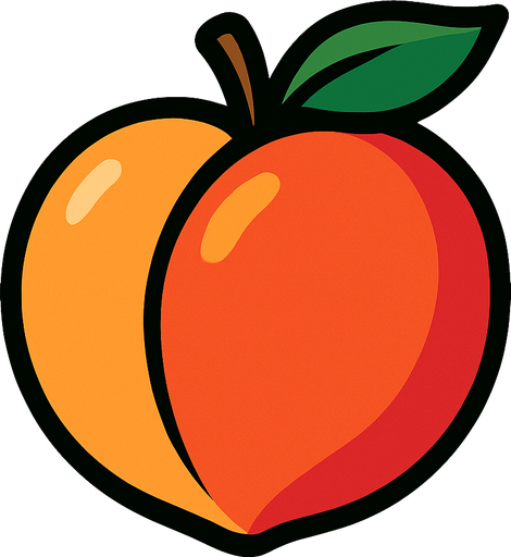 peach.
In-Game asset.  2d.  High contrast.  No shadows