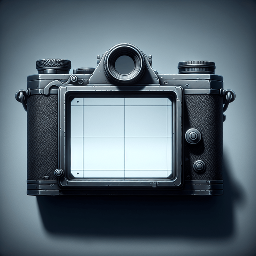 Frame of Camera viewfinder, inside viewfinder view, realistic camera, frame
Single Game Texture. In-Game asset. 2d. Blank background. High contrast. No shadows.