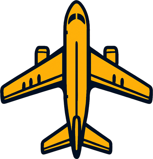 plane. from top side 

In-Game asset.  2d.  High contrast.  No shadows