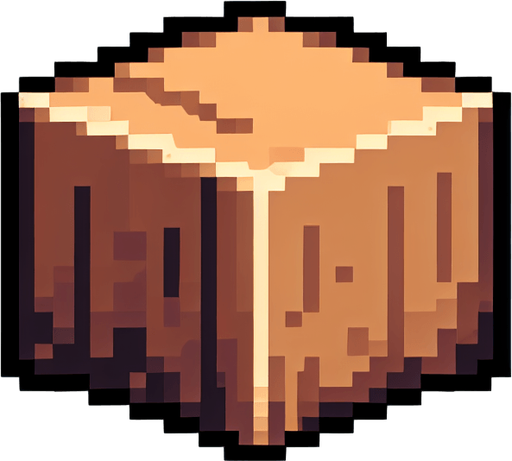 8-bit. cartoon. cardboard box piece. in game asset..
Single Game Texture. In-Game asset. 2d. Blank background. High contrast. No shadows.