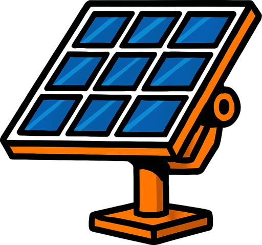 solar collector.
In-Game asset.  2d.  High contrast.  No shadows