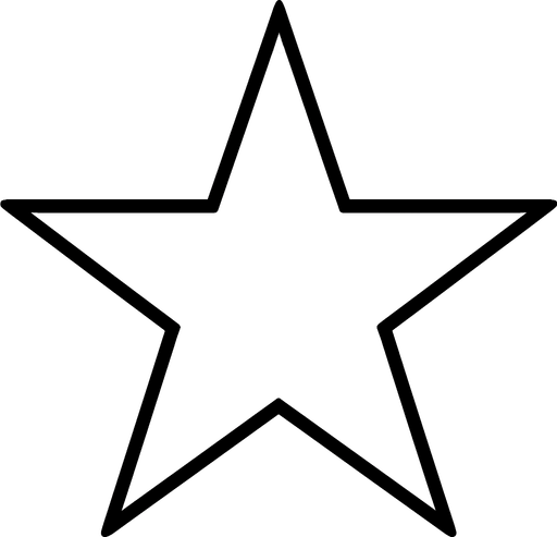 Add a black border to the star