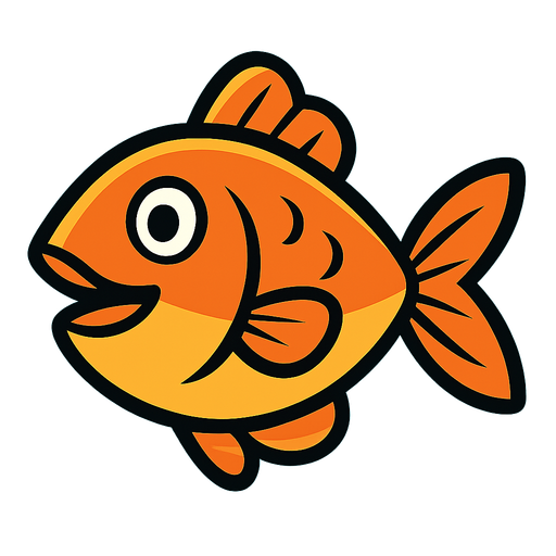Fish.
In-Game asset.  2d.  High contrast.  No shadows