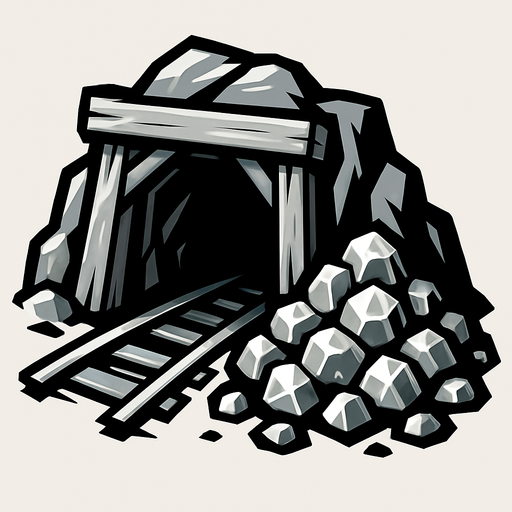 Silver madeni.
In-Game asset.  2d.  High contrast.  No shadows