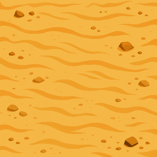 Arena del desierto, ocupar toda la imagen, visto desde arriba.
In-Game asset.  2d.  High contrast.  No shadows