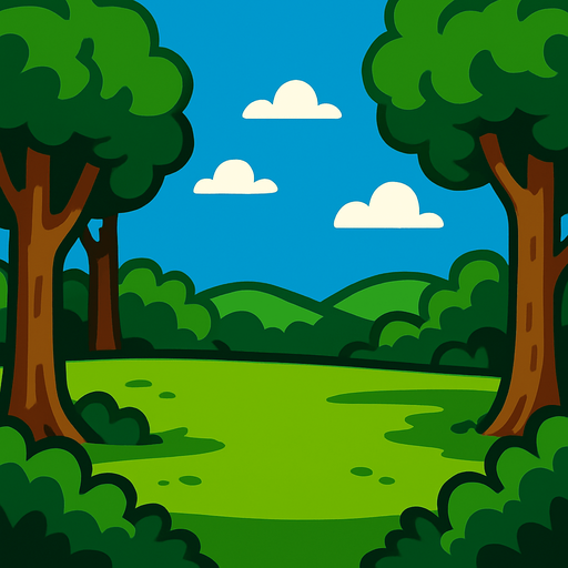 Proportion the background to the screen.
In-Game asset.  2d.  High contrast.  No shadows