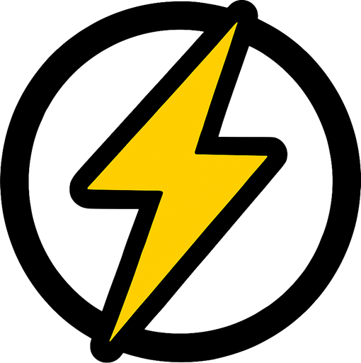 Icono de energia.
In-Game asset.  2d.  High contrast.  No shadows