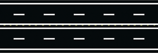 Make a freeway with image ratio of 2048x2732 but freeway should be seem like top view and should go from left to right.
In-Game asset.  2d.  High contrast.  No shadows