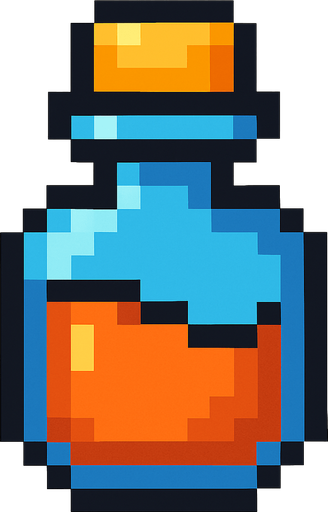 parsela de pixeles.
In-Game asset.  2d.  High contrast.  No shadows