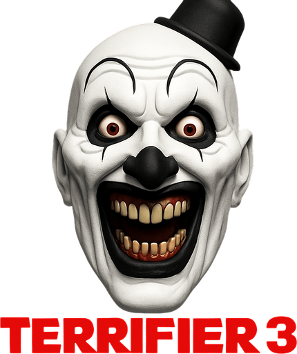 3D Scary face meme "Terrifier3" from the movie, face only
In-Game asset.  3D.  High contrast.  No shadows. face only