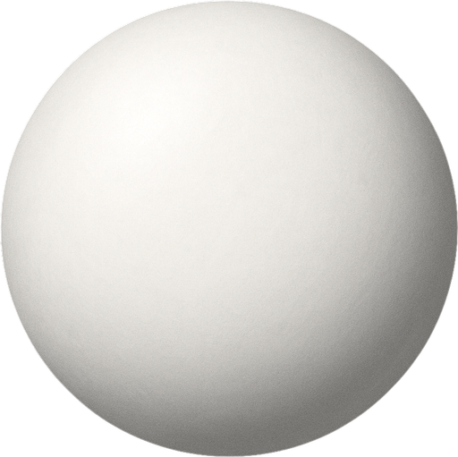 white realistic sphere.
In-Game asset.  2d.  High contrast.  No shadows