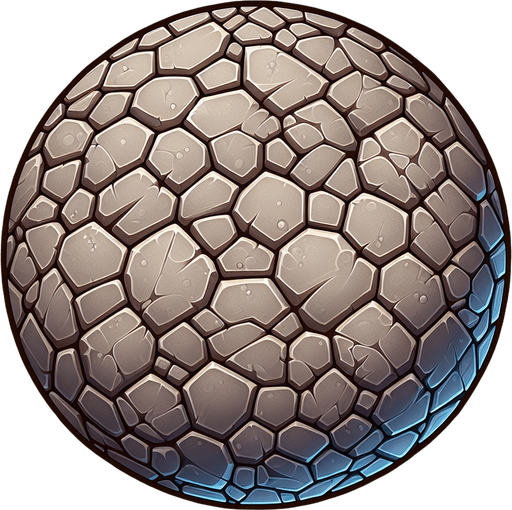 A Topdown Stone Ground.
Single Game Texture.  In-Game asset.  2d.  Blank background.  High contrast.  No shadows