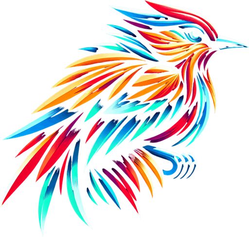 Bird.
Single Game Texture. In-Game asset. 2d. Blank background. High contrast. No shadows.