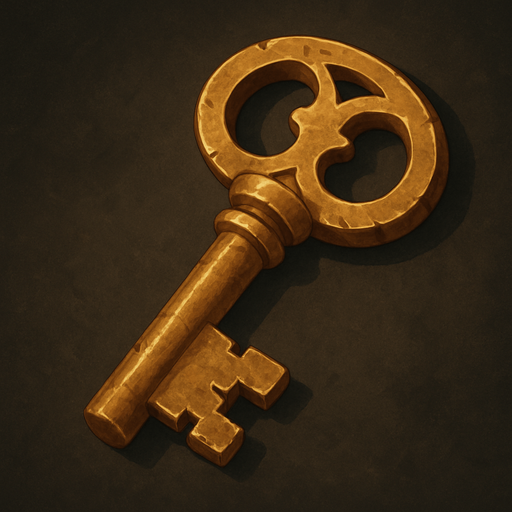 Old golden key.
In-Game asset