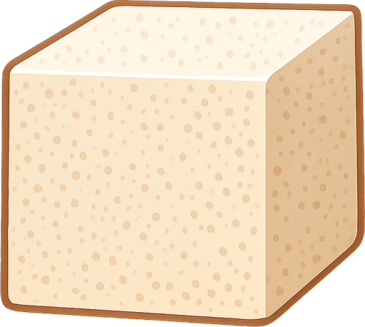 kare şeker. No background. Transparent background. Blank background. No shadows. 2d. In-Game asset. flat