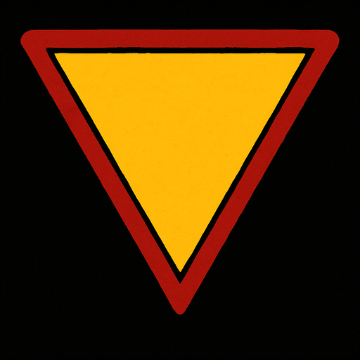 a triangle pointing down.
In-Game asset.  2d.  High contrast.  No shadows