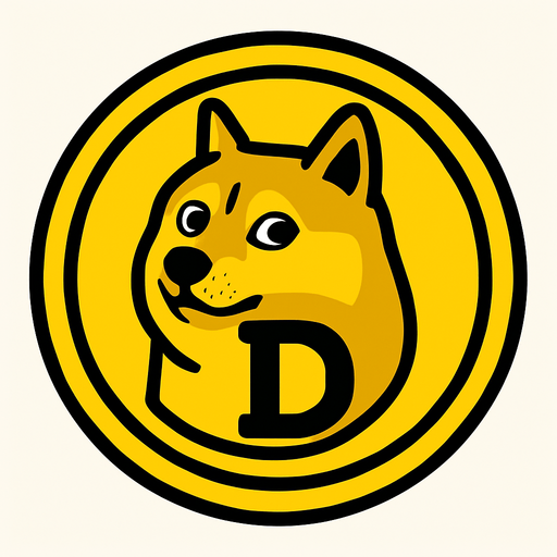 DOGE Coin.
In-Game asset.  2d.  High contrast.  No shadows