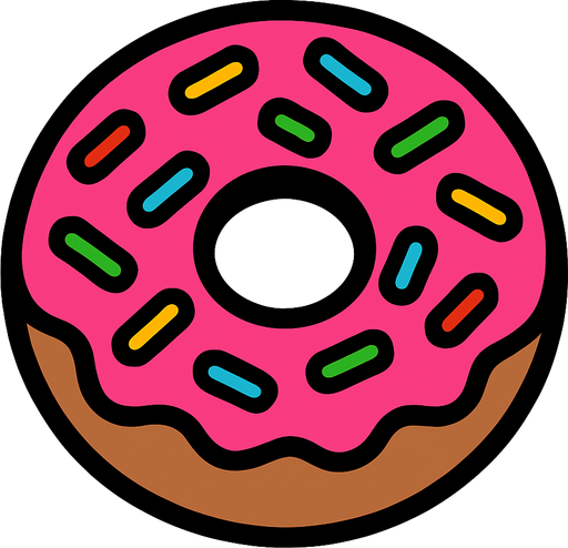 donat.
In-Game asset.  2d.  High contrast.  No shadows