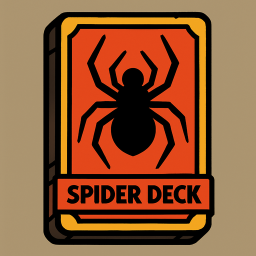 spider deck.
In-Game asset.  2d.  High contrast.  No shadows