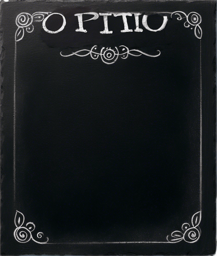 Word "POTION" in chalk