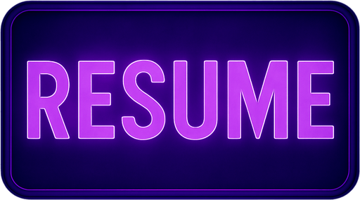 write RESUME