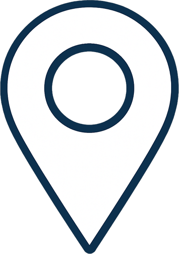 white location icon look on top.
In-Game asset.  2d.  High contrast.  No shadows