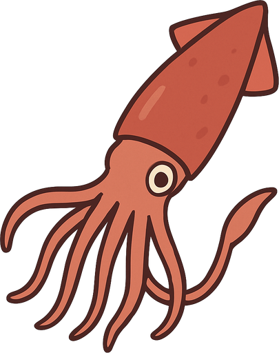 kalamar görseli. No background. Transparent background. Blank background. No shadows. 2d. In-Game asset. flat