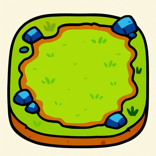 area.
In-Game asset.  2d.  High contrast.  No shadows