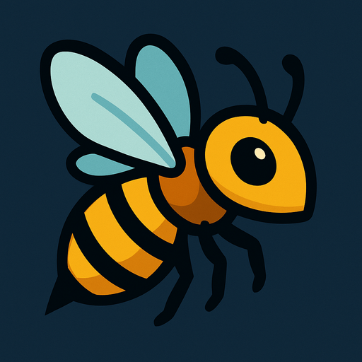 Bee.
In-Game asset.  2d.  High contrast.  No shadows