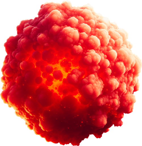 uma particula vermelha brilhante, fundo png.
Single Game Texture. In-Game asset. 3d. Blank background. High contrast. No shadows.