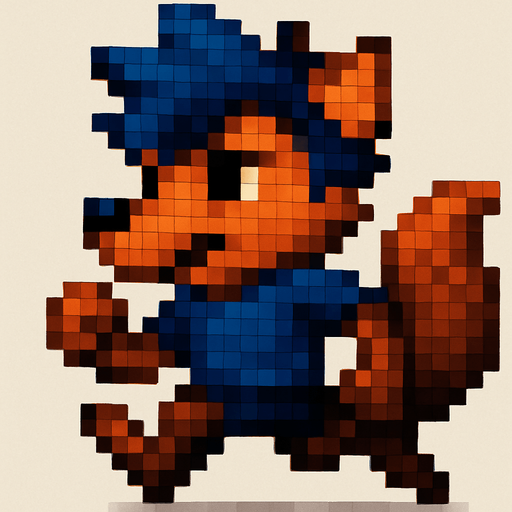 Corriendo, pixelart