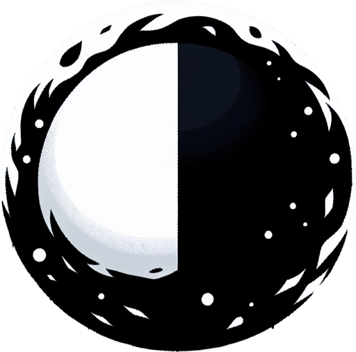 White circle with black outline..
Single Game Texture. In-Game asset. 2d. Blank background. High contrast. No shadows.