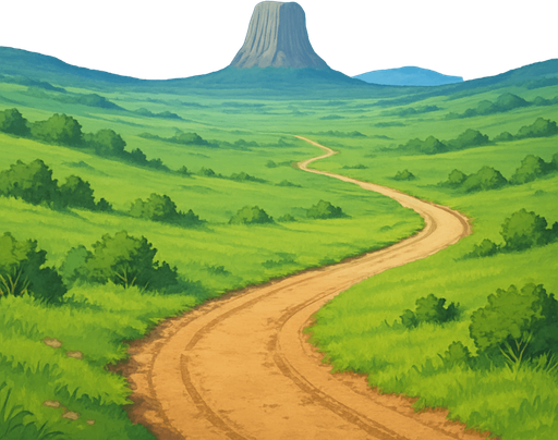 image nature landscape mato tipila look very small  more more 1000 km far distance hill usa. trail race track
In-Game asset.  2d anime