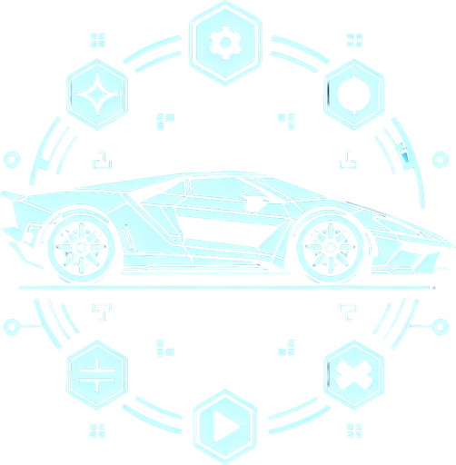 Car 🚗.
Single Game Texture. In-Game asset. 2d. Blank background. High contrast. No shadows.