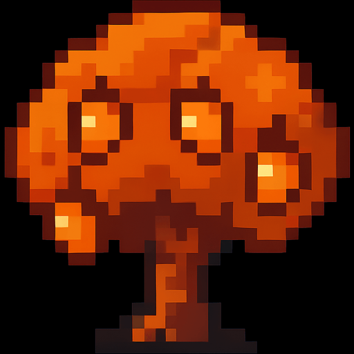 make trees leaves orange