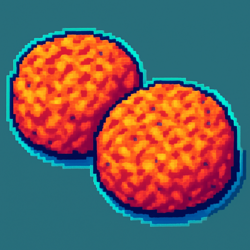 Two uncooked fish cakes.