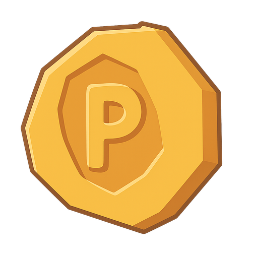 Madeni Para. No background. Transparent background. Blank background. No shadows. 2d. In-Game asset. flat