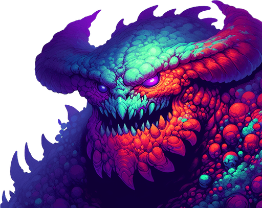 monster MG.
Single Game Texture.  In-Game asset.  2d.  Blank background.  High contrast.  No shadows